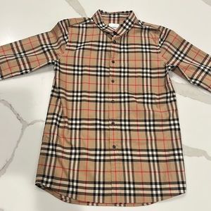 Kids Burberry button down shirt 14y
